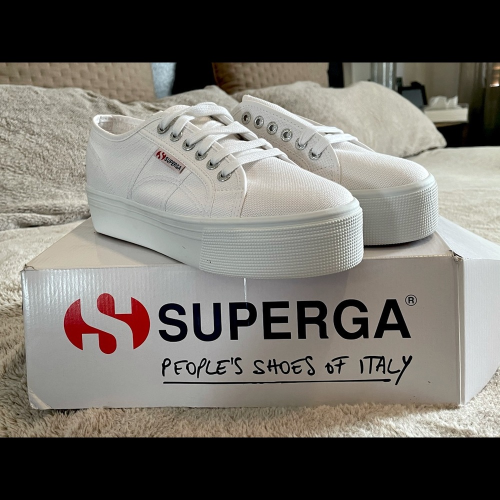 BRAND NEW SUPERGA PLATFORM SNEAKERS